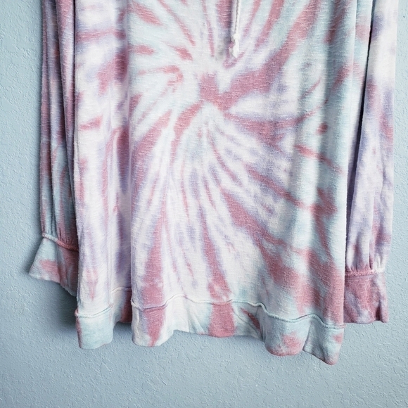 Free People Best Catch Tie Dye Tee in Pink Ivory - Picture 3 of 10